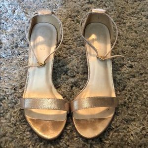 Gold Sparkle Heels - David’s Bridal